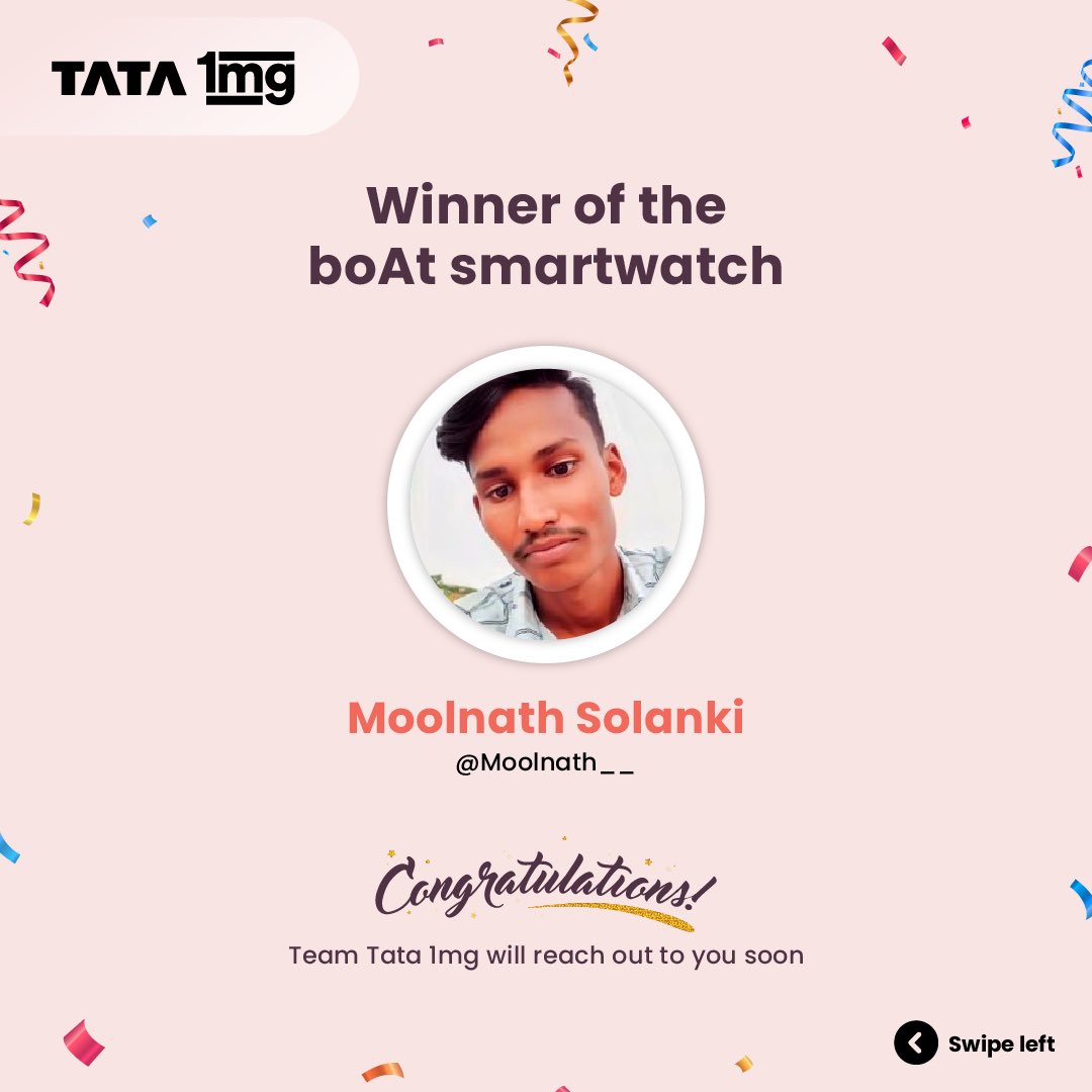 1mgOfficial's tweet image. Isn't this exciting? We hope the new smartwatches bring our winners lots of health and happiness.
A big thank you to everyone for making our #DilKiSuno contest such a huge success. 
Don't lose heart if you did not win this time. We have a giveaway coming soon, stay tuned!