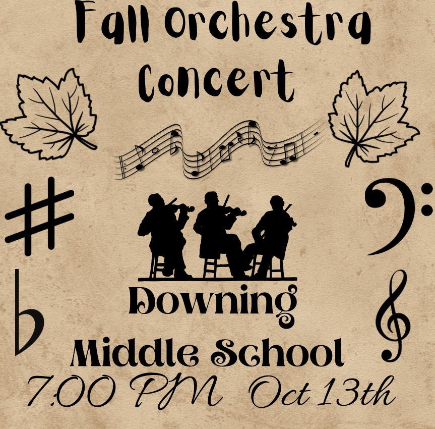 DowningBach's tweet photo. Join us October 13th for the first Downing Orchestra Concert of the year! Concessions will be available for $1!

Thank you Anoushka for this post!

#orchestra #concert #climbing #dragonhunter #redpepper https://t.co/xBNhFoPfEo