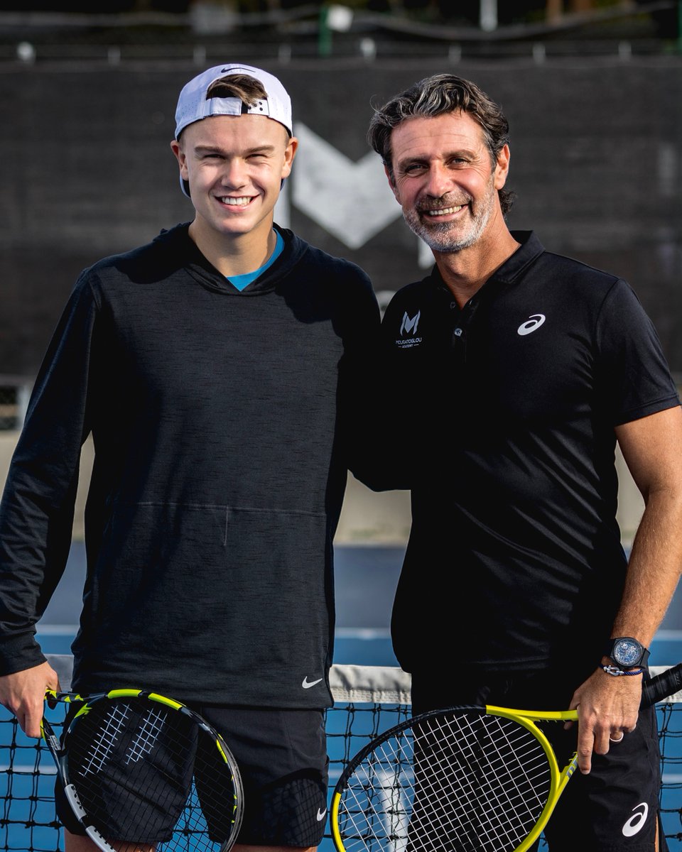 Patrick Mouratoglou (@pmouratoglou) on Twitter photo While <a href="/Simona_Halep/">Simona Halep</a> takes time to recover, she encouraged me to seek a new collaboration.
Today, Iโm pleased to announce that Iโm joining <a href="/holgerrune2003/">Holger Rune</a>โs team.
Iโm really excited to start working with Holger. Weโve had a special bond since the day we met, when he was just 13. While <a href="/Simona_Halep/">Simona Halep</a> takes time to recover, she encouraged me to seek a new collaboration.
Today, Iโm pleased to announce that Iโm joining <a href="/holgerrune2003/">Holger Rune</a>โs team.
Iโm really excited to start working with Holger. Weโve had a special bond since the day we met, when he was just 13.