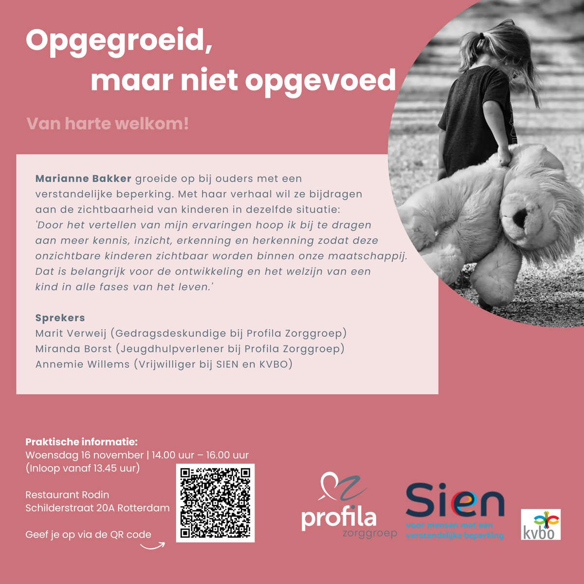 Uitnodiging! Een waardevolle en interactieve middag voor iedereen die betrokken is bij gezinnen met verstandelijk beperkte ouders. #samenwerking #weektegenkindermishandeling #zorgmetliefdeenlef