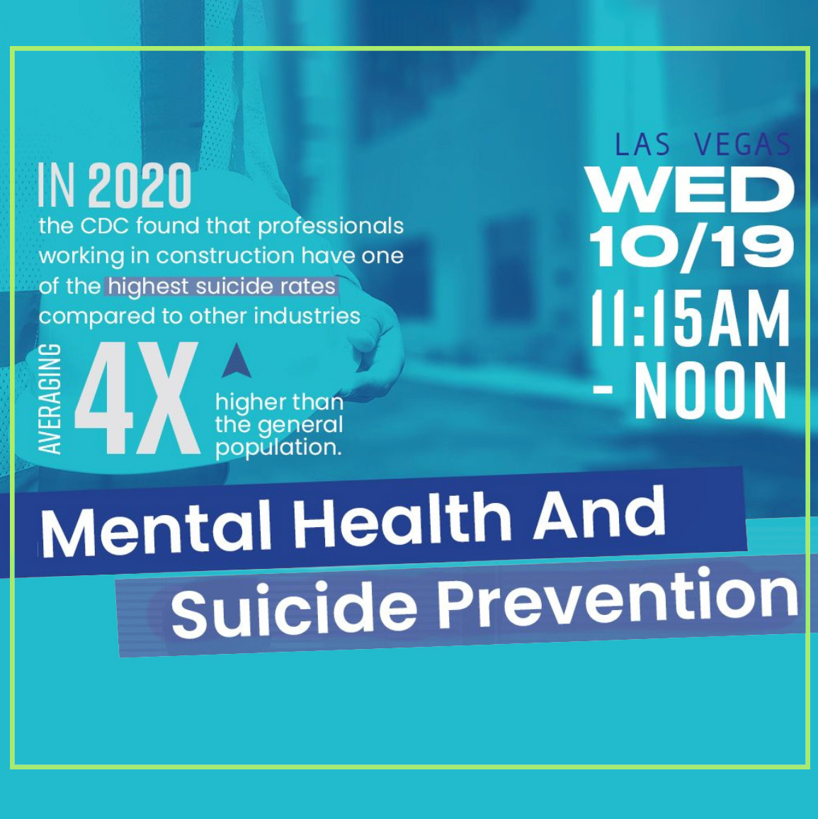 vekainc's tweet photo. Although our society has made strides in talking openly about mental health awareness, suicide remains highly stigmatized. Please join us for this 20-minute session addressing this sensitive topic and how it relates to our industry. #NGA #afspnational #WeCareWeAct #GlassBuild https://t.co/Vc90nPCRPo