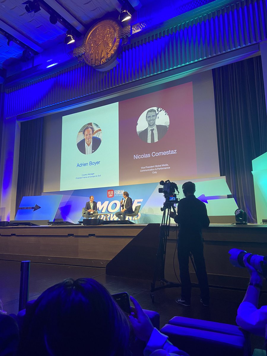 MaudeQuintin's tweet photo. ⚡️De nos jours comment réussir à se démarquer. 
Adrien Boyer de @PinterestFR et Nicolas Comestaz de @COTYInc nous expose la recette du succès née de leur belle collaboration. 

🔥🍴

#HUBforum #mbadmb #transfonum 
@MBADMB @HUBInstitute @ArnaultChatel @VincentMontet @wtaranoff https://t.co/46495kc6Bi