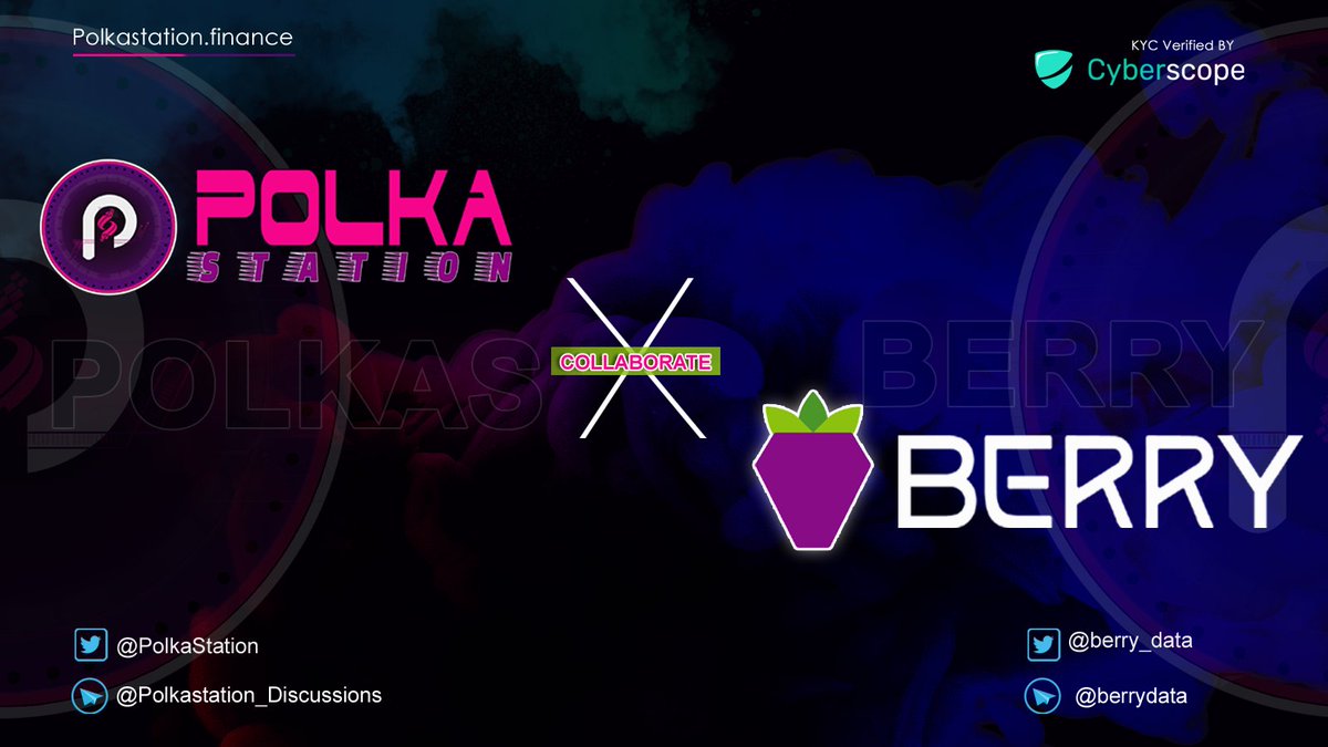 📢PARTNERSHIP ANNOUNCEMENT📢

<a href="/PolkaStation/">PolkaStation Official</a>   is more than happy to announce the cooperation with 
<a href="/berry_data/">Berry Data</a>
. 🤝

🍓Berry Data is the very first native oracle on BNB Chain, and aims to become the most used oracle on BSC.

#BNB #POLKAS #POLKASTATION #partnership