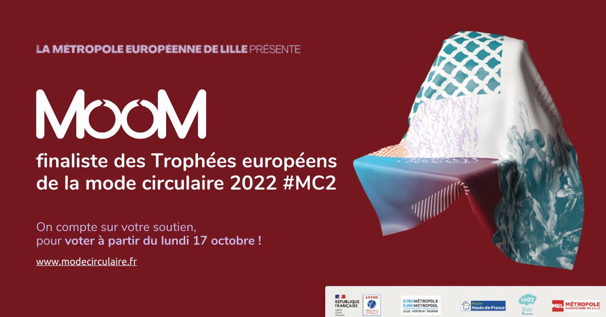 MoomPlanet's tweet photo. ⚠️Teasing...c'est officiel ! 

Nous sommes finalistes pour participer aux Trophées européens de la @modecirculaire, grâce à notre #solution qui donne une seconde vie à tes produits 🙌.

📆 A partir de lundi 17 octobre,les votes seront ouverts, ON COMPTE sur toi pour soutenir MooM https://t.co/kj1btlQ1M9