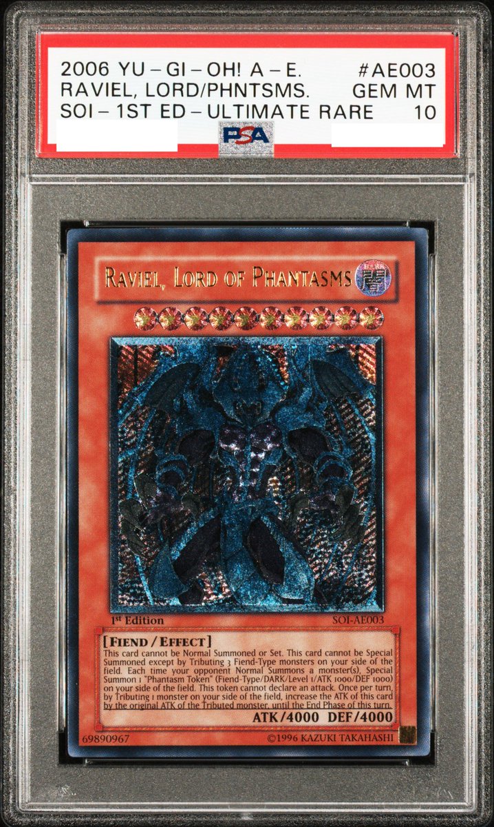 given333's tweet image. PSA４月分は大満足な結果でした。今回ラビエルが10だったので三幻魔を10で揃えることが出来ました🙌家宝にします😌