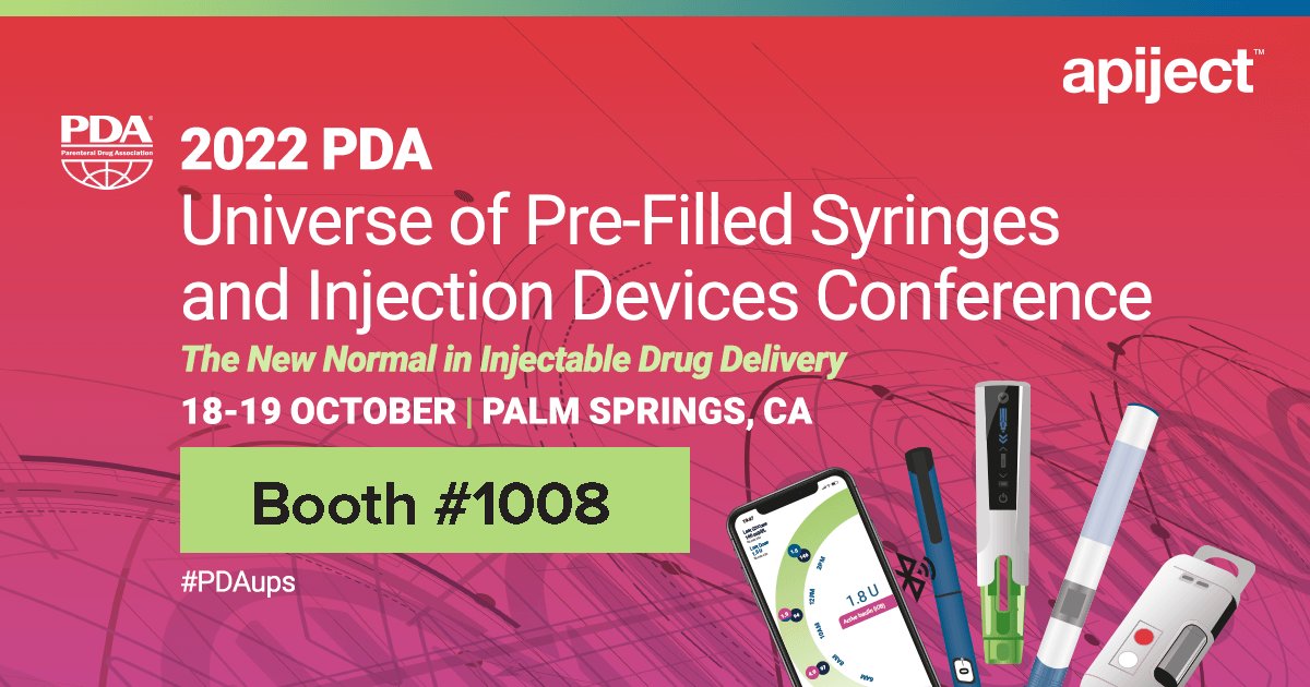We hope to see you at booth 1008 at the @PDA Universe of Pre-Filled Syringes and Injection Devices Conference next week! 

Contact Cindy Benedict to schedule a meeting: linkedin.com/in/cindybenedi… 

#PDAups #prefilledsyringe #injectables #injectablemedicine #drugdelivery