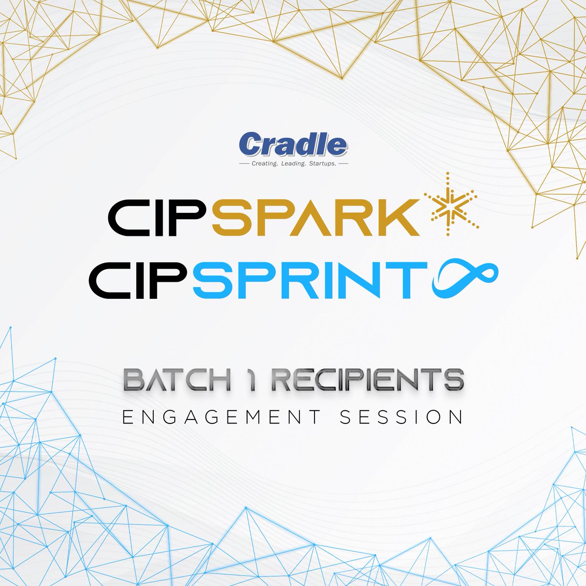 cradlefund's tweet photo. CIP Spark &amp; CIP Sprint 
Batch 1 Recipients Engagement Session

12th October 2022
Cradle Fund Office https://t.co/zHuRfU5tRO