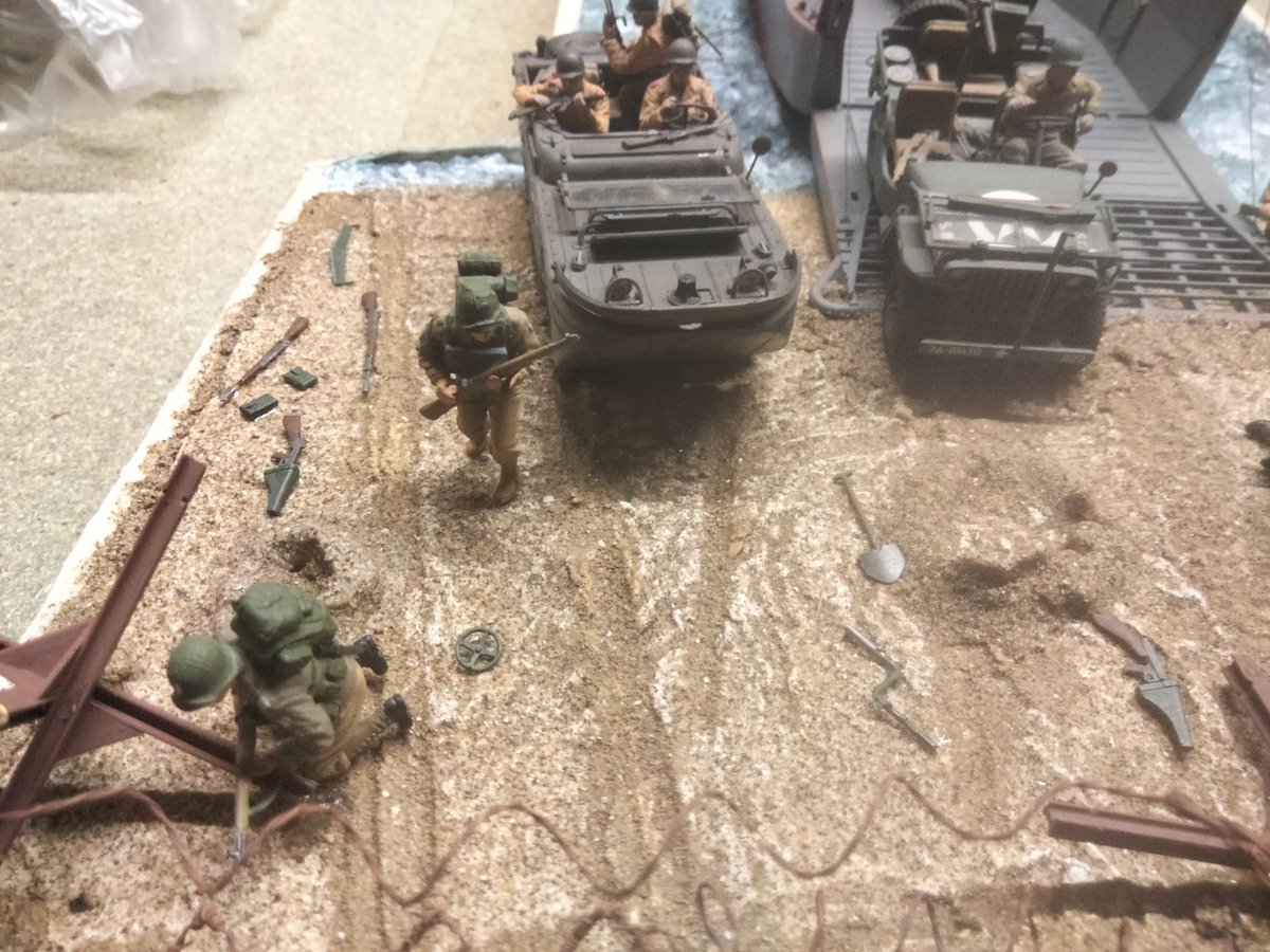 Enormous Congratulations to Chris - one of our beneficiaries who took Best in Show at the <a href="/BarryWarMuseum/">Barry At War Museum</a> last weekend with his diorama from D-Day 1944.