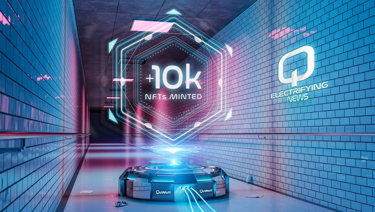 HugoManteau's tweet photo. ⚡️𝗛𝗨𝗚𝗘 𝗦𝗧𝗘𝗣⚡️
➕1️⃣0️⃣0️⃣0️⃣0️⃣ NFTs minted✨

Only 6 months after the launch of the #Gen0 founder campaign followed by the #Gen1 which is still ongoing, @QoWattEcosystem has just exceeded the symbolic bar of 10,000 minted NFTs &amp; more than 283 million $QWT used for minting⭐️ https://t.co/y0eneDdtIc