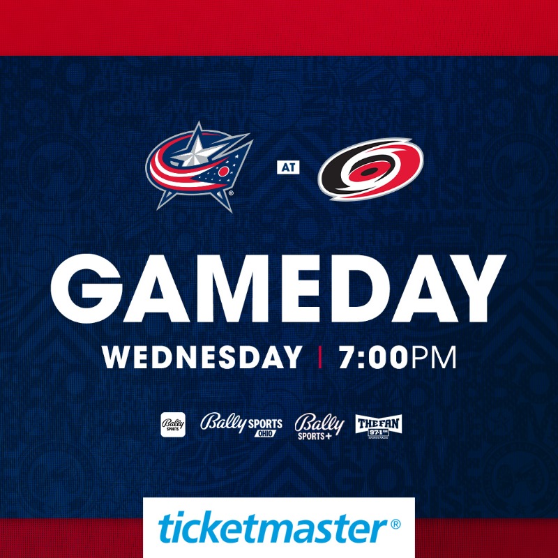 BlueJacketsNHL's tweet photo. 💥 LET THE GAMES BEGIN 💥

📺 @BallySportsCBUS
📲 Bally Sports Plus
📻 @971thefan
⏰ 7:00PM (ET)

@Ticketmaster | #CBJ