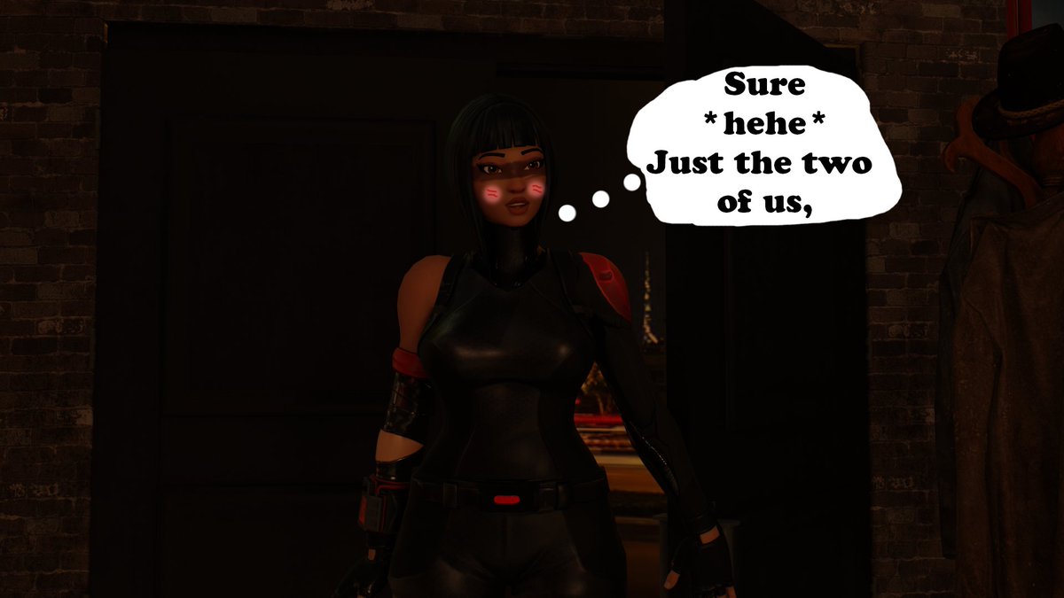 Love18Mo2's tweet photo. Late Night Bar Run. Pt 1 (Thnaks to @Dictator_Meep)
.
.
.
#fortniteporn #SFMRule34 #sfm #poster #Fortnite #rule34 #SourceFilmmaker #FortniteBR #fortniterule34 #r34 #rule34 #nsfw  #FortniteXXX https://t.co/7dyvoSUMcu