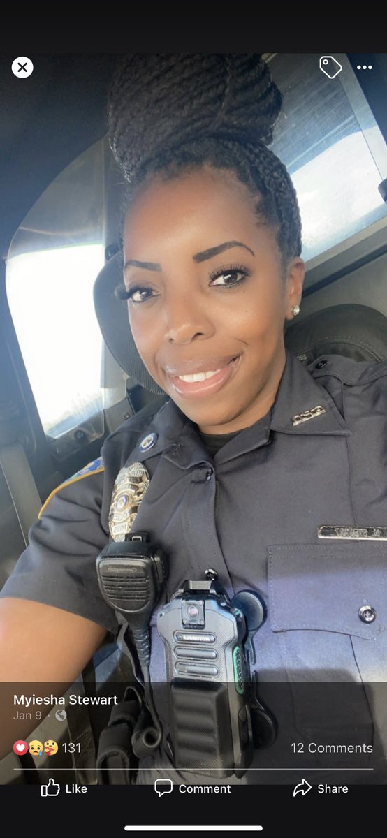 One of my former players at Delta State, Myiesha Stewart, was killed in the line of duty yesterday in Greenville MS. I want everyone I know to see her picture and know what a great young woman she was.