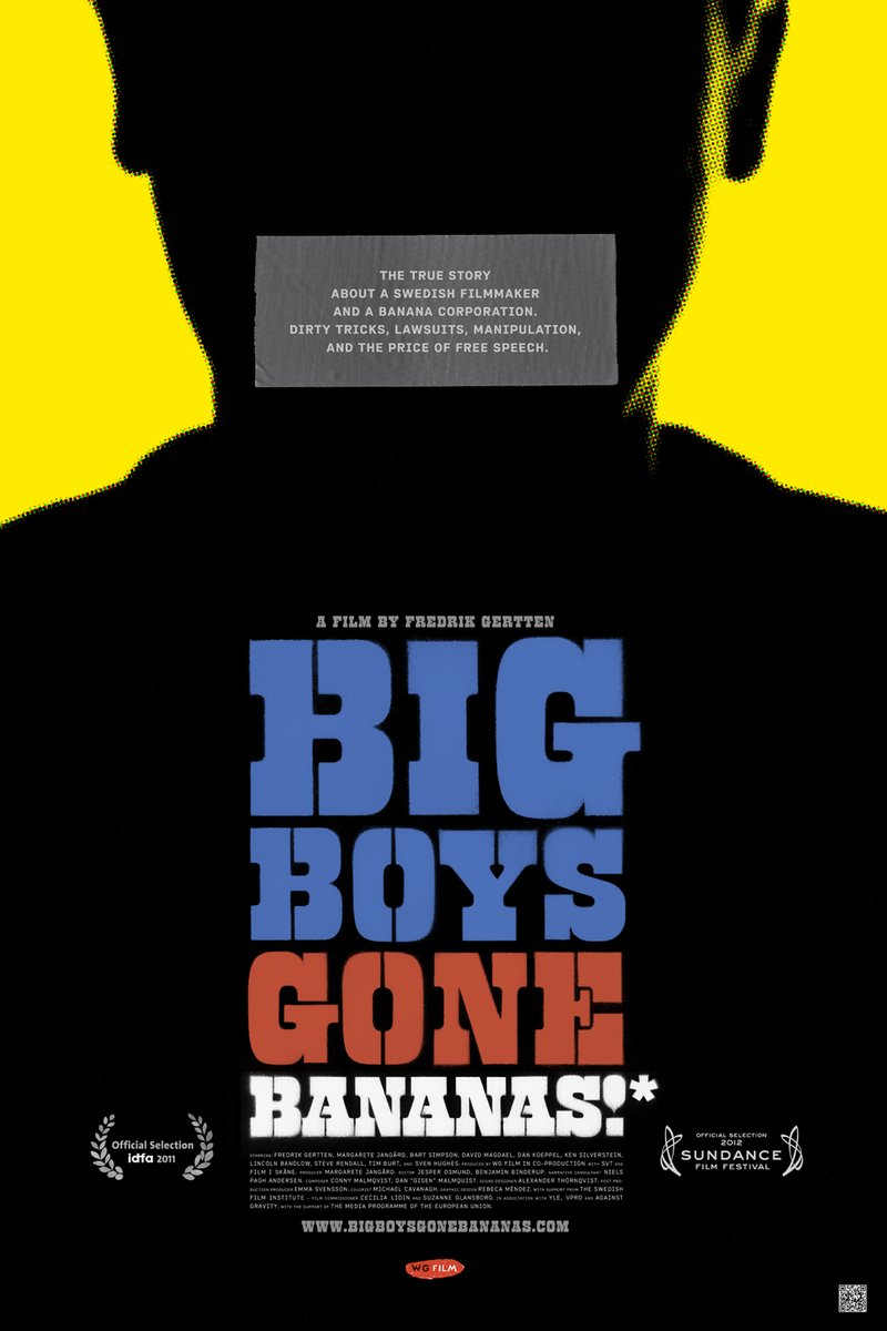 bananasmovie's tweet photo. "After legal fights with the scumbags of Dole, almost losing the company we fought back w/film to show how Dole tried to shift the focus. Proud premiere @sundancefest 2012. From villain to here, still a strange experience"@FredrikGertten @sundanceorg #Sundance #DocFilmProgram20th https://t.co/79owg6pbpP