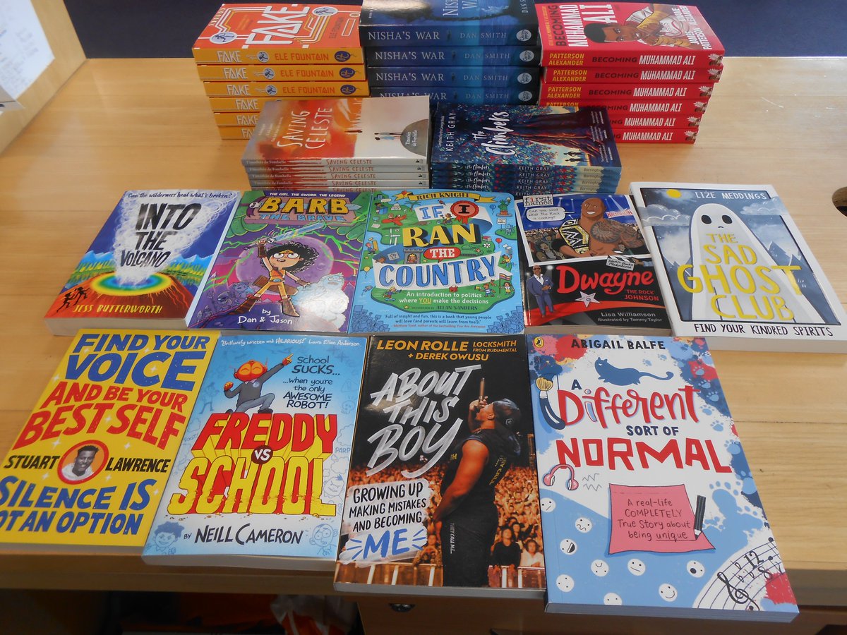 UnityDixons's tweet photo. Thank-you @Booktrust for our #schoollibrarypack https://t.co/MblHzrVlZV
