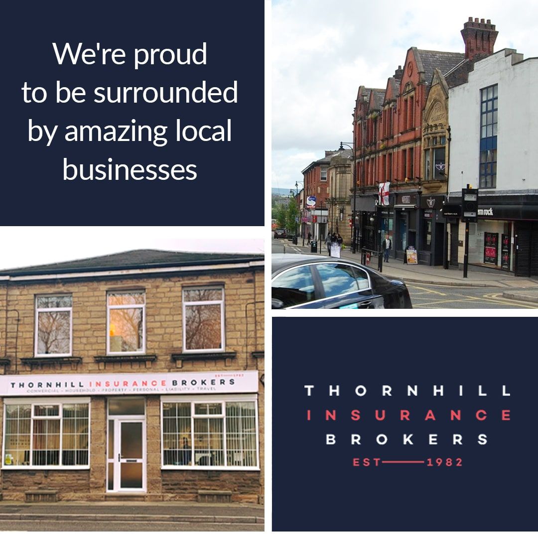 Did you know Thornhill Insurance Brokers are based in Mirfield?

The office is surrounded by many amazing local businesses in West Yorkshire, and I am proud to be one of them!
 
What's your favourite Yorkshire-based business? Tag them in the comments 👇

 #YorkshireBusiness