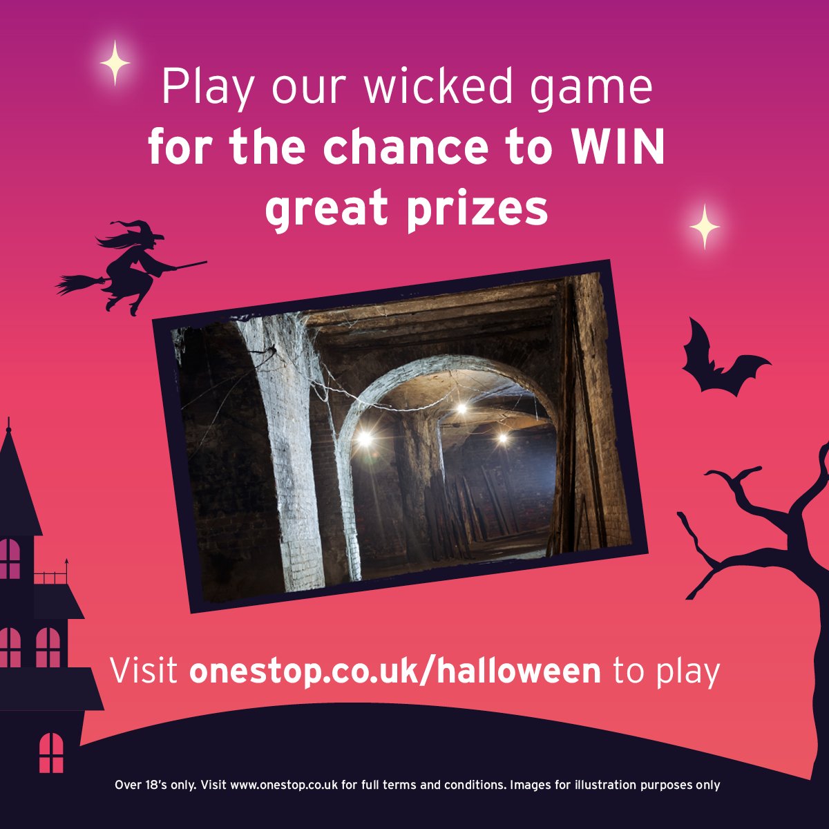 onestopstores's tweet photo. For your chance to win a dungeon attraction experience with a one night's stay, all you have to do is catch the ghosts 👻

Play  to win 👉https://t.co/WKBLYNKxIP

#CompetionTime #Win #DungeonAttraction https://t.co/gc2akMBoqp
