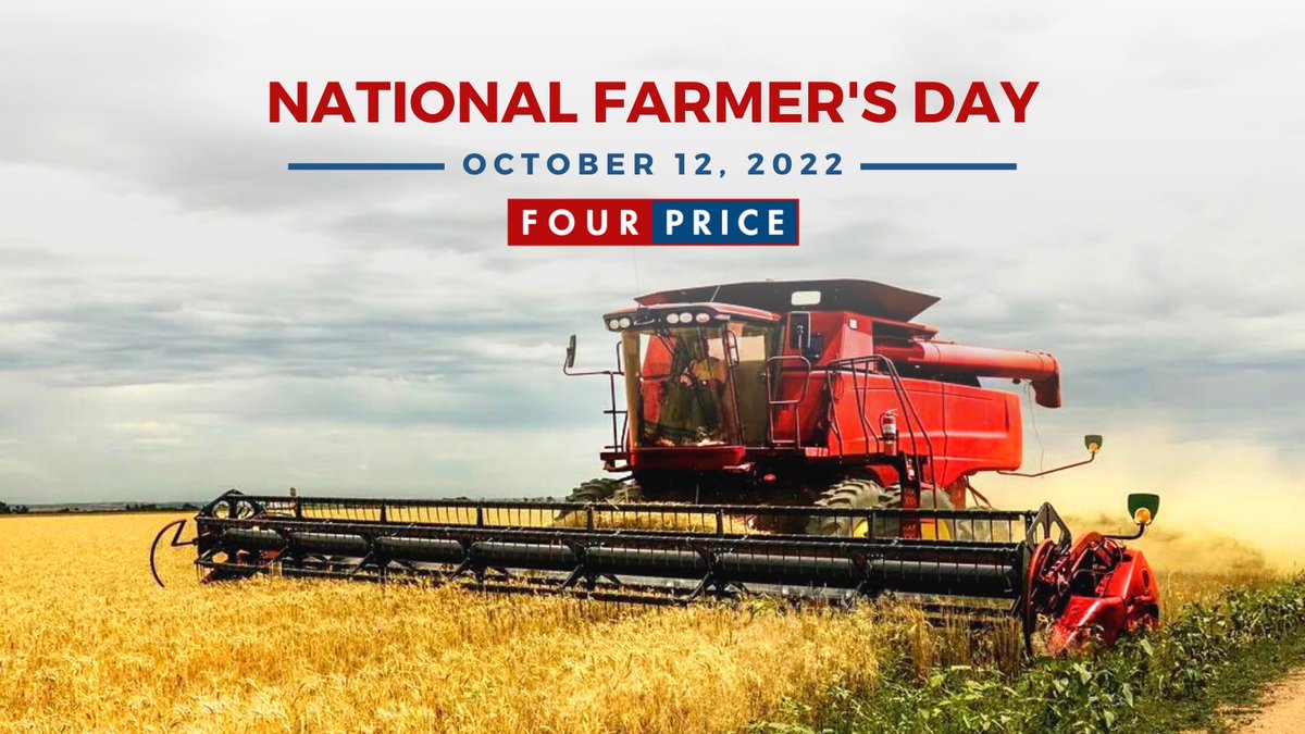FourPriceTX's tweet photo. Farmers are the backbone of our country. On this #NationalFarmersDay, we would like to thank our Texas farm families for their hard work and stewardship of their land and livestock. https://t.co/LcHGkHGaRv