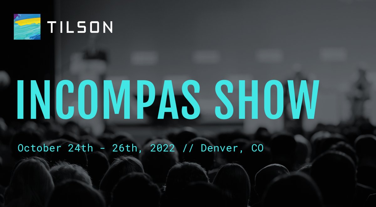 TilsonTech's tweet photo. The Tilson team is heading to the @INCOMPAS Show October 24th - 26th in Denver, #Colorado. Visit our team at kiosk #1 or meeting table #10 to discuss our services, 180+ open positions, and subcontractor opportunities: https://t.co/K1WwrLCegf.
#INCOMPAS #INCOMPAS2022 https://t.co/F2yRX7zUyB