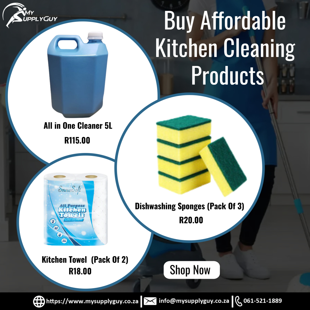 mysupplyguy7's tweet photo. Are you looking for an exceptional cleaner to make your kitchen shine? My Supply Guy has everything you need to help ensure your kitchen is crisp &amp; sparkling every time✨
🤩 To get exciting offers to contact us today!
🌐Website: https://t.co/B5rHGjtLiP
✅WhatsApp: +27-615211889 https://t.co/phE36WKJ38