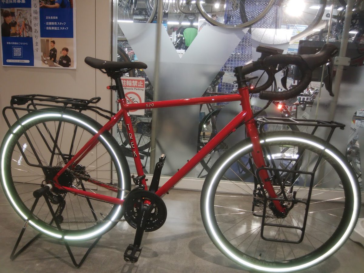 ychinyuki's tweet photo. #TREK #TREK520 #自転車日本一周
ついに納車しました☆
私の新しい旅の相棒・・・いや恋人かな(*^-^*)
僕の彼女です笑 https://t.co/MGrP9dk1G1