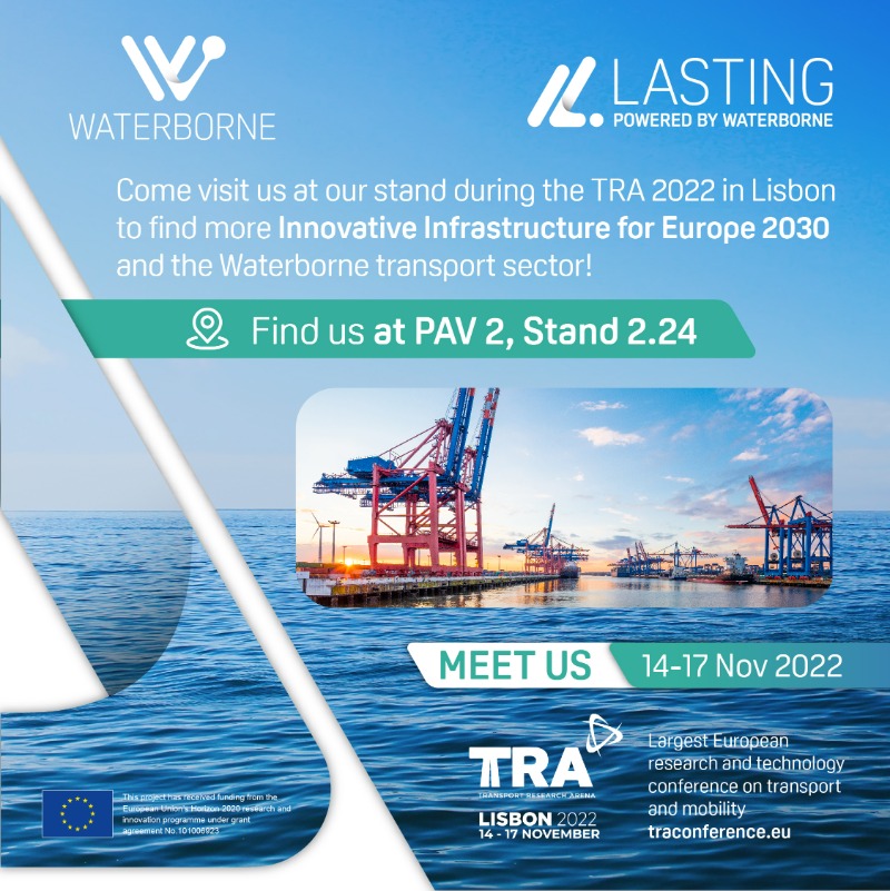 WaterborneTP's tweet photo. The European Waterborne transport sector is working hard to become the world leader in design, engineering, construction and more in high value ships, equipment and infrastructure throughout their lifecycle.

Visit our stand to discover WaterborneTP's innovative work at #TRA2022!