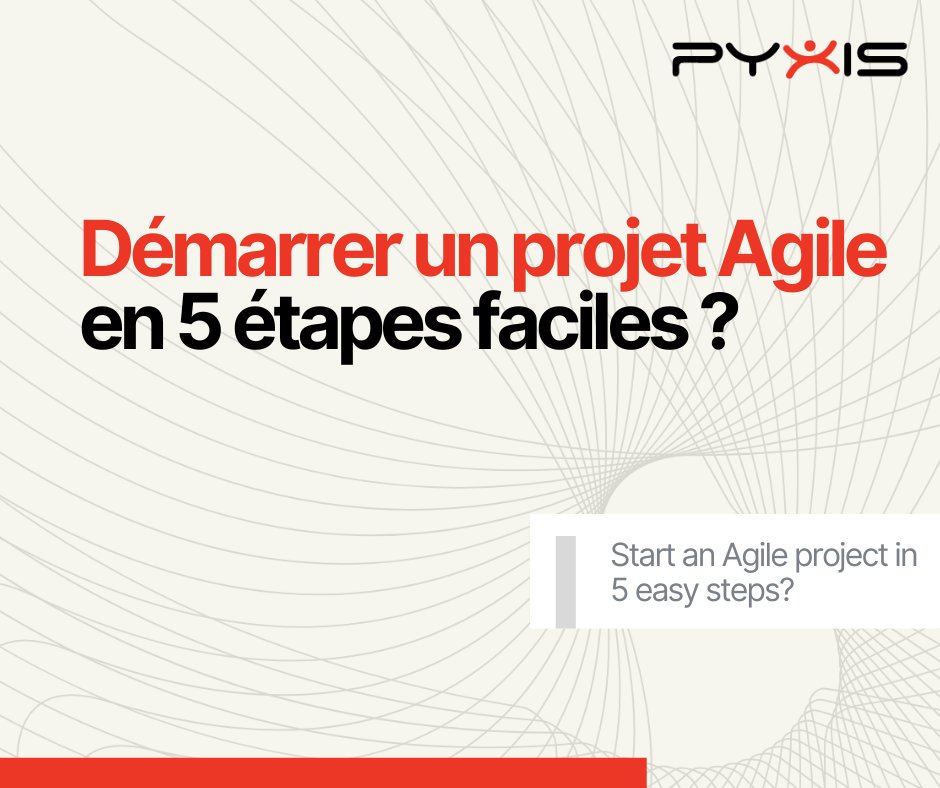 Démarrer un projet Agile en 5 étapes faciles ?
Évitez ainsi les erreurs dans votre processus!

Pour en découvrir plus: bit.ly/3C5di7E

Start an Agile project in 5 easy steps?
Avoid errors in your process!

To find out more:bit.ly/3C5di7E
