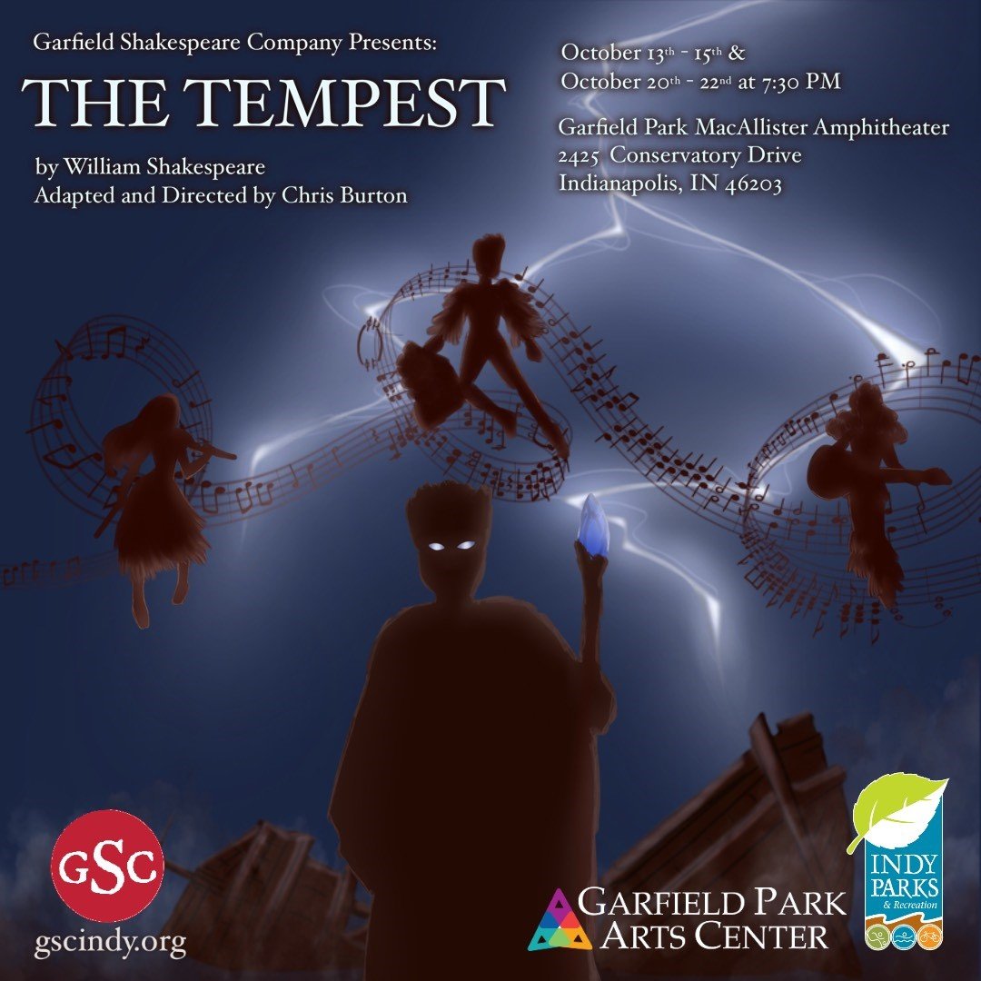 This weekend, Garfield Shakespeare Company returns with The Tempest, a play about magic, betrayal, love and forgiveness. Free performances will be at the MacAllister Amphitheater on October 13-15 and 20-22 at 7:30 PM. No reservations - seating is first come, first served.