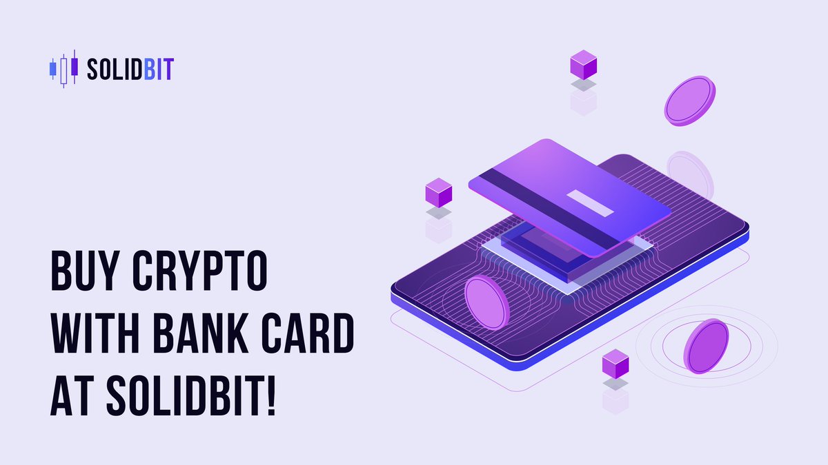 Solidbit1's tweet image. If you just started your path in crypto, you may ask how you can buy #crypto. At Solidbit you can buy crypto with debit cards. After completing KYC, you will be able to #deposit funds directly or via ADVCash, Mercuryo or PayPal.

Buy crypto at Solidbit: solidbit.io