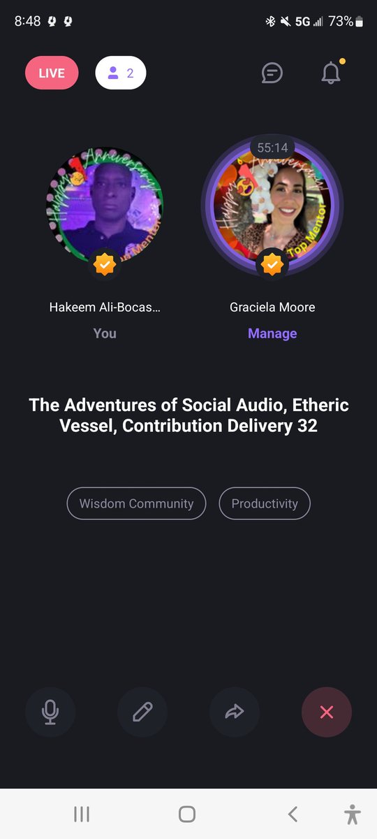 UniquilibriuM's tweet photo. The Adventures Of Social Audio, Etheric Vessel, Contribution Delivery
https://t.co/NM9WMpf0Ih
#UniquilibriuM #Join_Wisdom_app #Wisdom_Audio #Coaching #Livestream #podcast https://t.co/ISG8sgOlwF