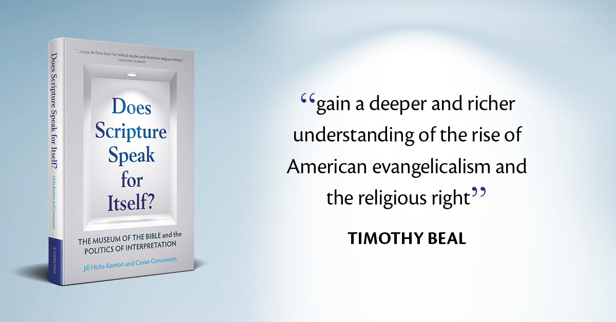 CambUP_Religion's tweet photo. A compelling read and fascinating tour”, Timothy Beal, author of When Time Is Short: Finding Our Way in the Anthropocene #DoesScriptureSpeakForItself
https://t.co/noxjV8ah4S https://t.co/XVg1Dk9Wci
