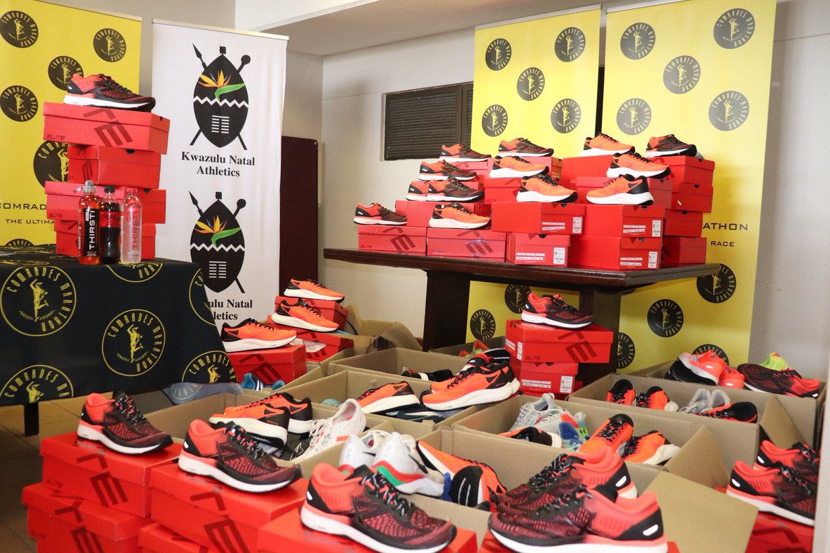 Comrades Gives Back

Comrades Marathon staff and race organising committee members; as well as runners and ambassadors from all over the world showcased the true spirit of The Ultimate Human Race this year, when they donated over 200 pairs of new and used running shoes for