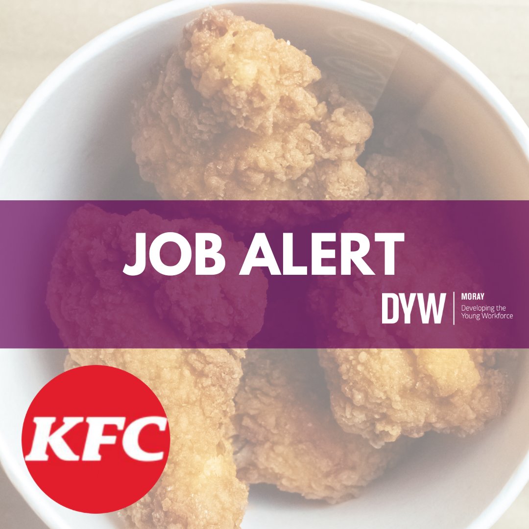 🍗 JOB OPPORTUNITY 🍗 @KFC_UKI is looking to recruit a Team Member to join the team in Elgin! See our website for more details!👇 dywmoray.co.uk/jobs @Moraypathways @JCPinNorthScot