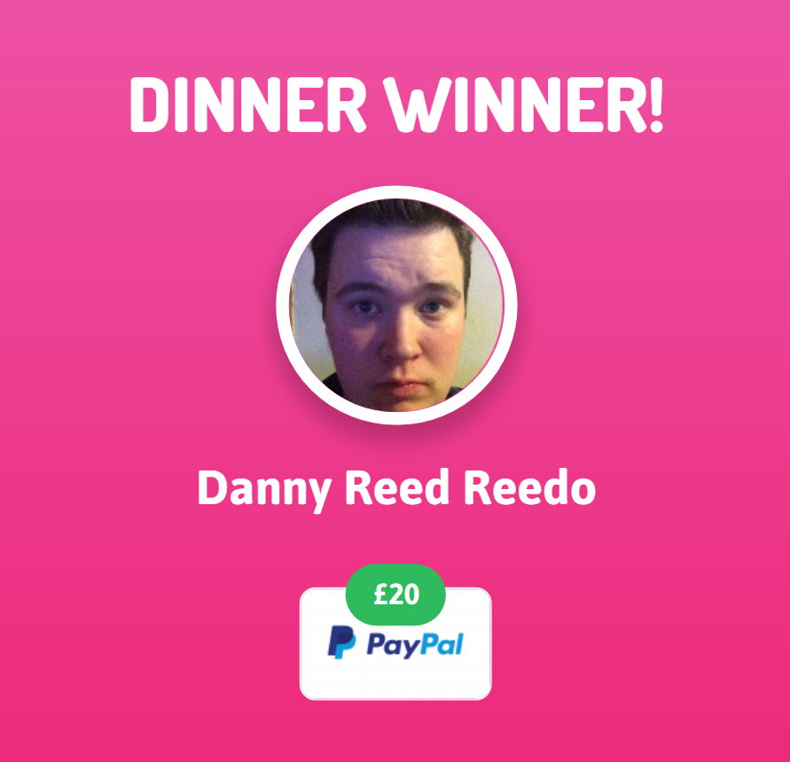 💰Dinner Winner Wednesday! 🍽️

If you're not feeling hungry for one of our vouchers, you can always pick a £20 PayPal voucher instead! Either way, you're a winner winner, chicken dinner! 🍗

Sign up now!

#winnerwednesday #food #foodie #yum #win #winner #free #competition #feedme