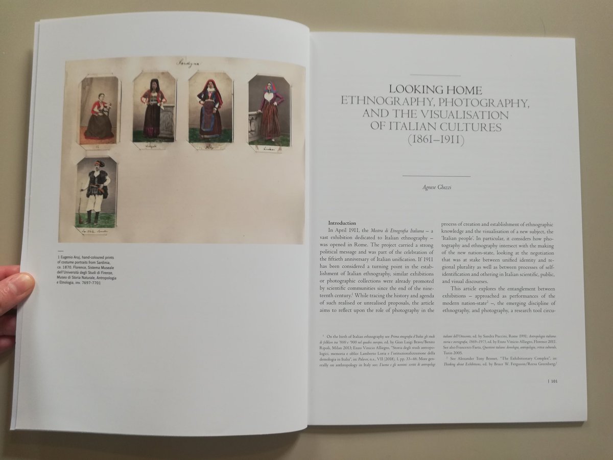 eseagnese's tweet photo. So thrilled to be holding the latest issue of the Mitteilungen des Kunshistorischen Institutes in Florenz, with my article "Looking Home: Ethnography, Photography, and the Visualisation of Italian Cultures (1861-1911)". Cover: mise en scene of wedding procession @khiflorenz https://t.co/0tZdWCd6VX