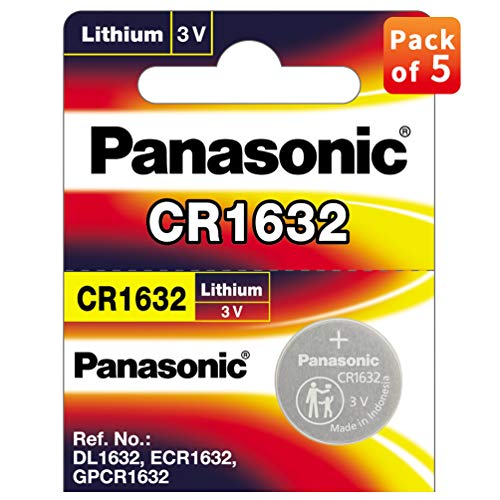 Panasonic CR-1632/5BE Lithium Coin Battery - Pack of 5 [10% discount] amzn.to/2B7zK0j #AmazonIndia #DealsOnElectronics