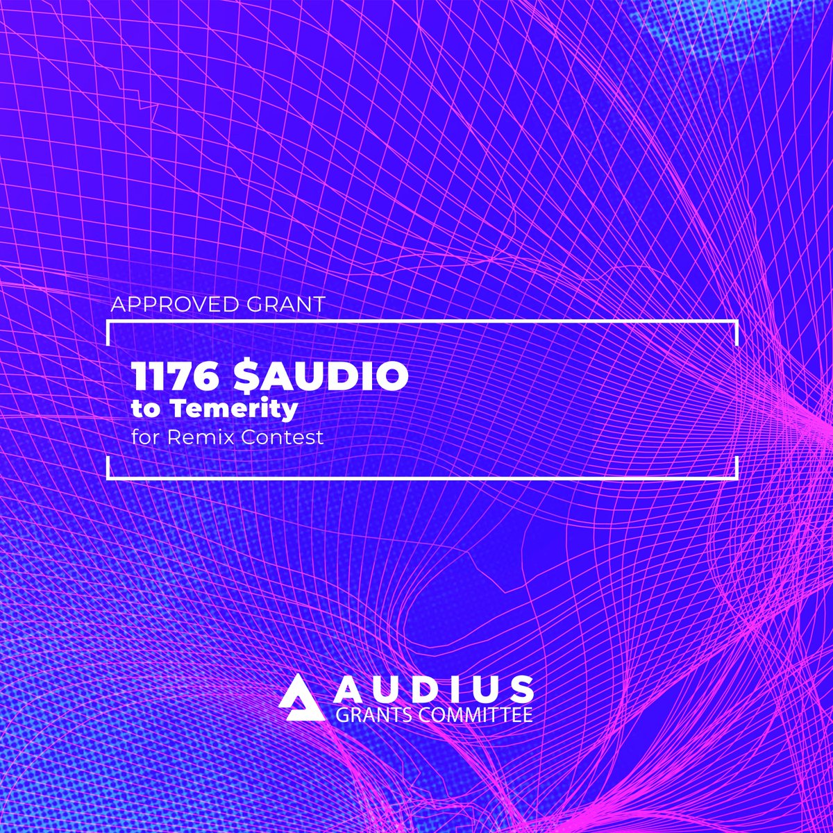 Audio Grants Committee tweet media