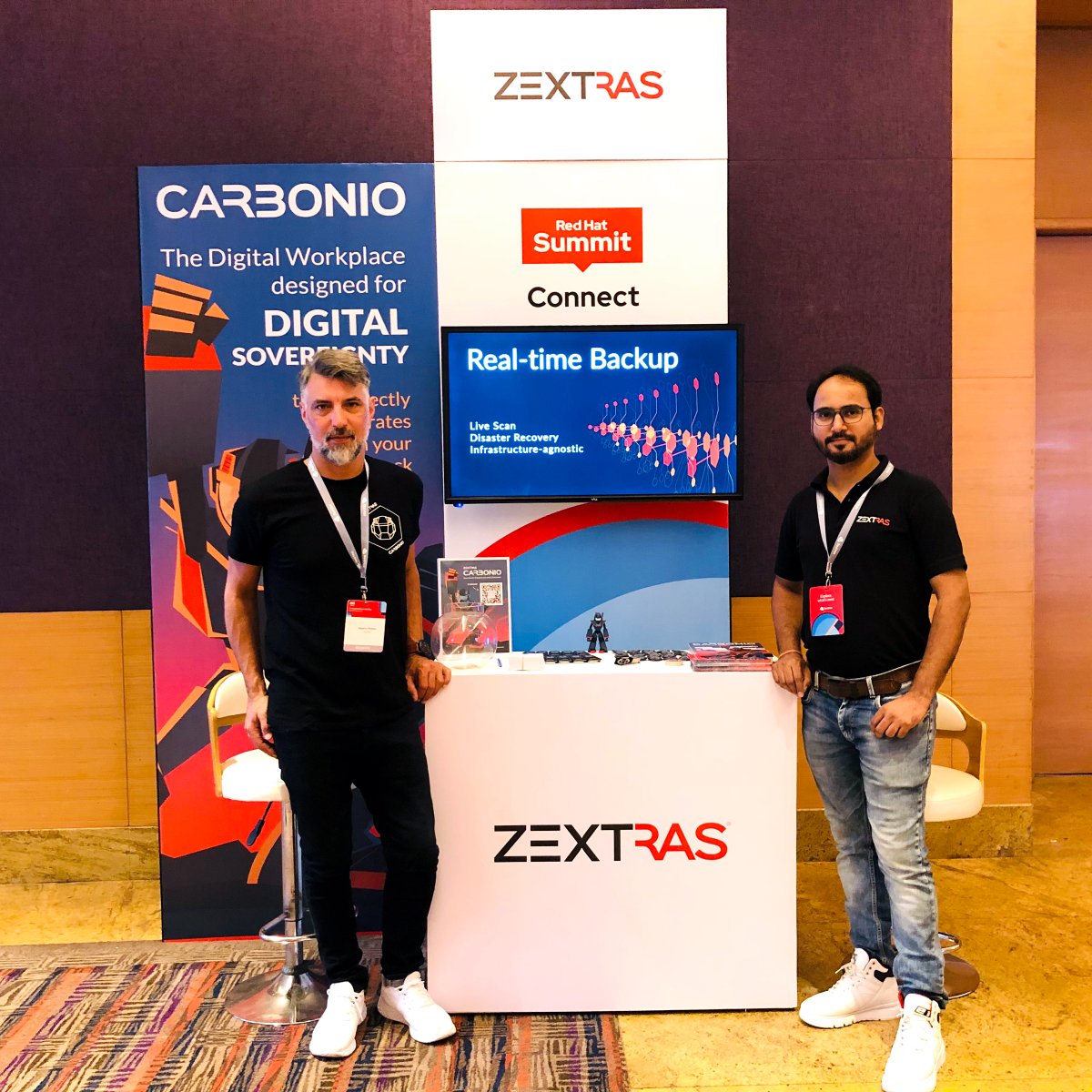 zextras's tweet photo. We had such a wonderful time at Red Hat Summit #Mumbai!
Thank you all for the extra-warm welcome๐ฅ Till next time!
#RHSCIndia #RHSummit #OpenSource #ZextrasCarbonio https://t.co/Bh0LvG0aYN
