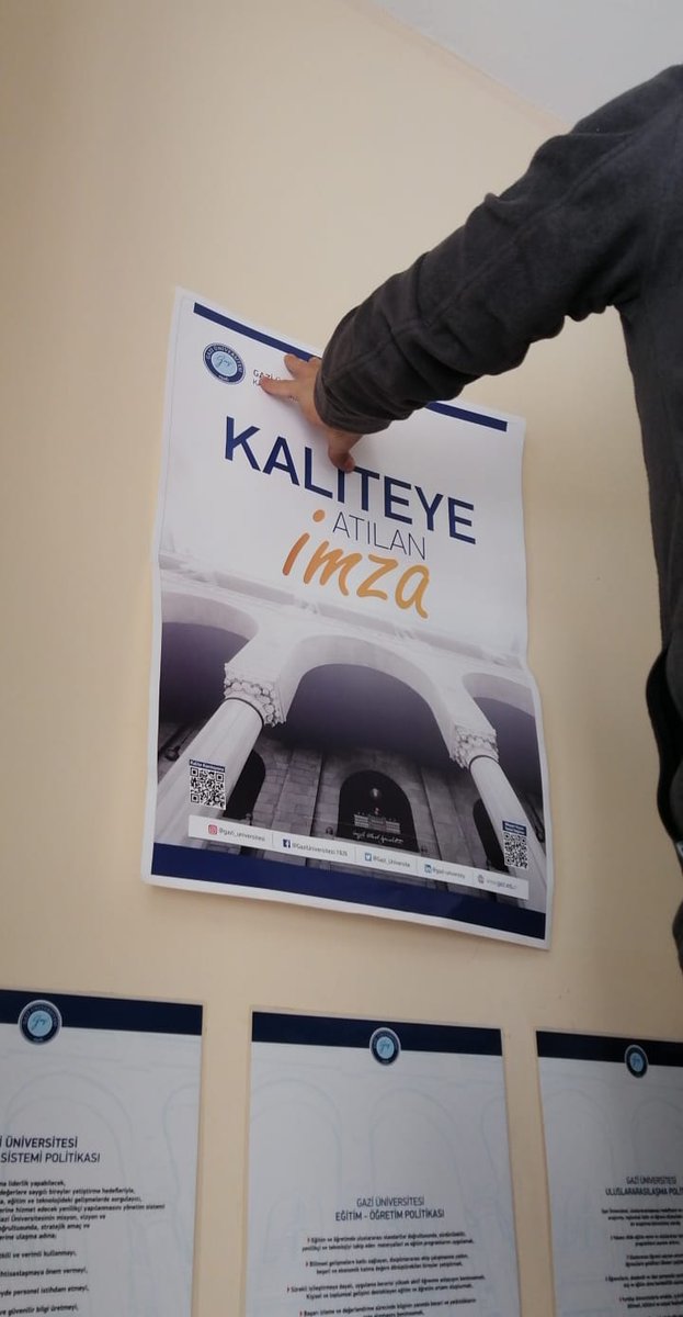 Gazi'de Kalite hızlı yayılıyor <a href="/kaliteelcisi/">Yükseköğretim Kalite Kurulu Öğrenci Komisyonu</a>