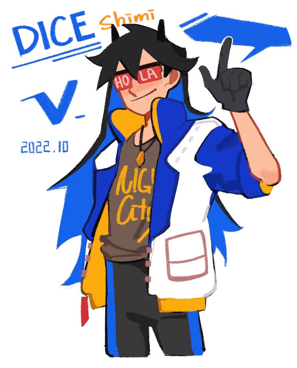 「Dice's V design hi your v is really cool」|Bourbonciel💤のイラスト