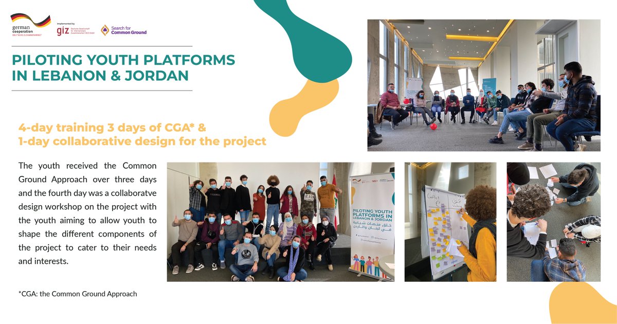 Youth leaders from across Lebanon come together forming a dynamic team eager to tackle issues impacting you(th)! 💪

Search supported the youth by giving our infamous Common Ground Approach training this weekend.
#YouthEmpowerment