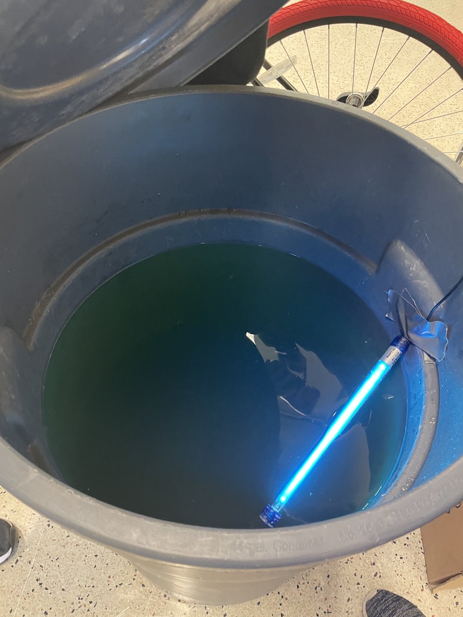 EpicsPlay's tweet photo. The Water Table team is currently working on testing the effectiveness of the UV Sanitization! https://t.co/csEiouV2n7