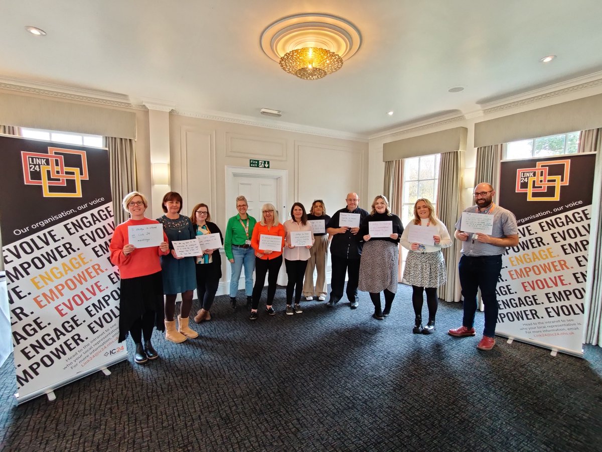 A great day bringing our employee network Link24 together face to face, having operated 'virtually' for so long.  The group is represented at Board level, and today's event is about supporting the group to create meaningful change for their colleagues. #MadeToBeBrave