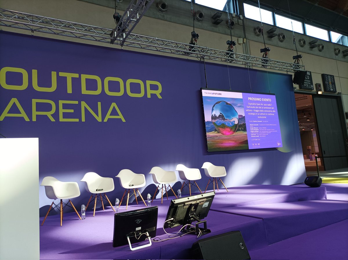 Tra pochi minuti cominciamo l'assemblea nazionale presso la Outdoor Arena del @TtgExpo.