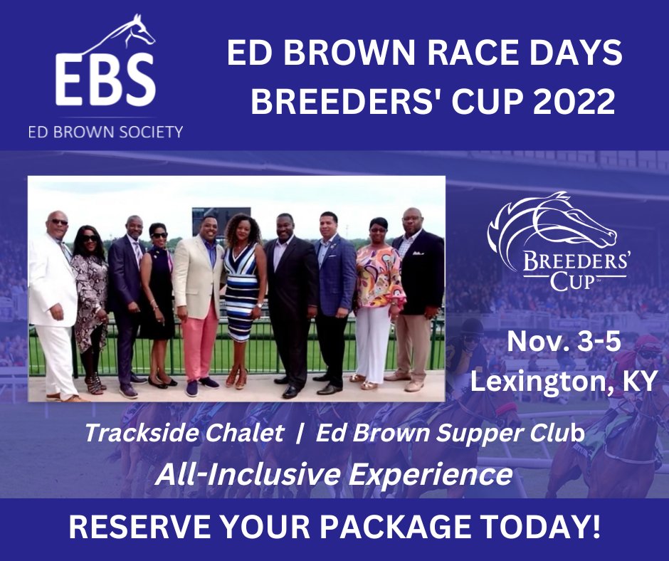 Reserve your Breeders' Cup package today and celebrate the rich history of African Americans in racing in the Horse Capital of the World.  Click here ->
…weekend-bree.constantcontactsites.com/packages