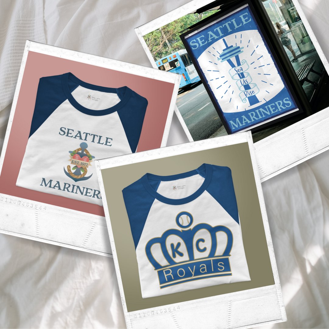 JenPollard13's tweet image. #dailylogochallenge of the day: Sports logo! To be honest, the current logos for these teams are pretty much perfect. But I did have fun play with them! And the M's stuff? Probably more illustration than logo re-design, but I love them all the same :)

#SeaUsRise