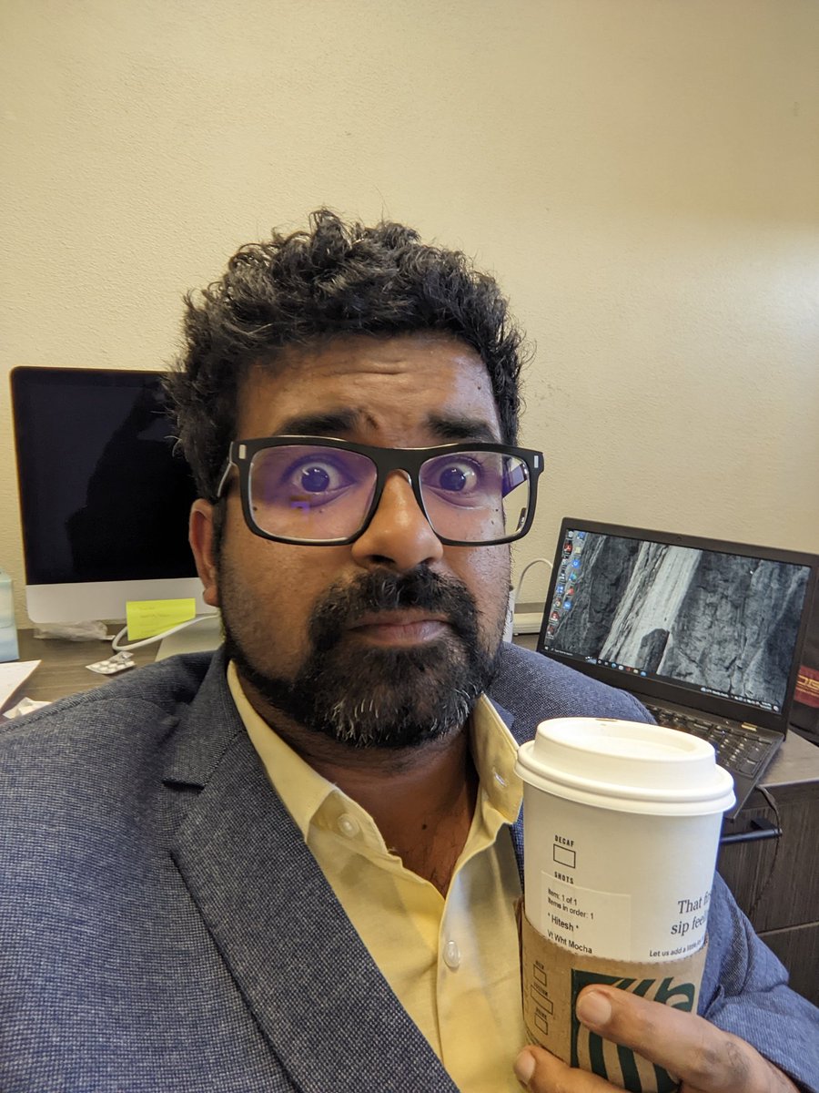 GakharHitesh's tweet image. Guess who's gonna experience a crash after teaching two classes, talking at the AATRN seminar, and overdosing on cocktails of caffeine and sugar, all before 1pm? This guy!