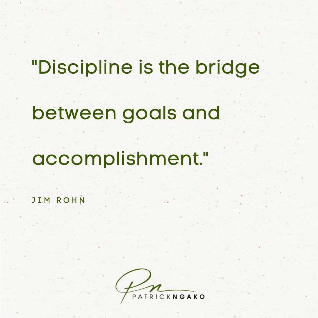 patrickdngako's tweet photo. Discipline is the bridge between goals and accomplishment - Jim Rohn
#wisdom #jimrohn #motivational #bridges #goals #goal #jim #wisdom #bethebridge #accomplishment #greatness #motivation #motivationalquote https://t.co/joMpf3dKOK