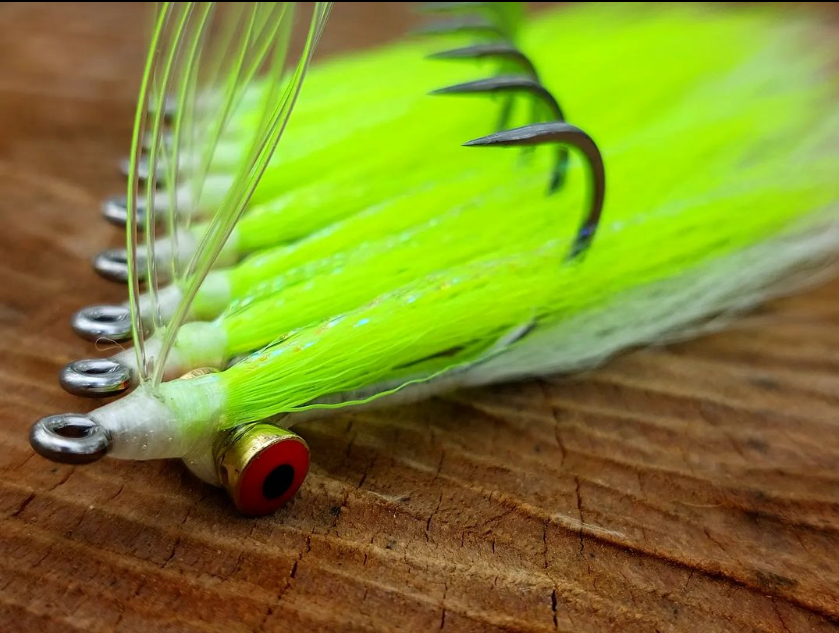 ZZ_Troutski's tweet photo. Great looking Clouser's love the weed guard
@hellmanflies
A few 2/0 Chartreuse Clousers for Cape York.
#clouserminnow #clouser #bobclouser #bucktailflies #ahrexhooks #saltwaterflyfishing #hellmanflies #beastbrushes #customflytying #customflies #customfly https://t.co/zmblUflp9a