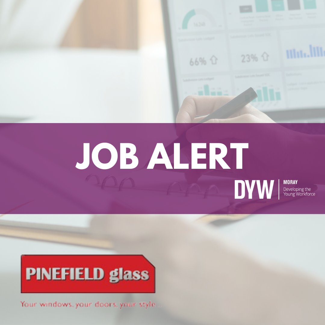 An exciting opportunity to join the admin team at Pinefield Glass in Elgin has become available. 📝☎️ For more information - dywmoray.co.uk/jobs @Moraypathways @JCPinNorthScot