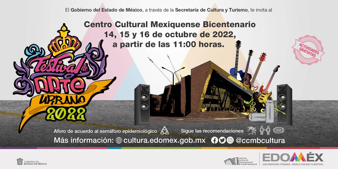No te pierdas el #FestivalDeArteUrbano 2022😎, visita el #CorredorUrbano, donde podrás encontrar venta de bebida artesanal, pulque, alimentos y mucho más. 😄 ¡Te esperamos!  
La entrada es libre 🎟️
¡No faltes! #FAU2022'